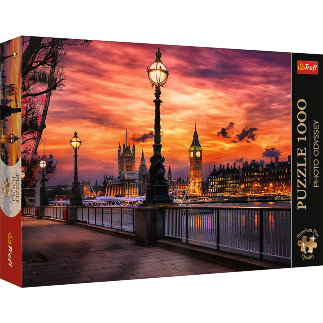 TREFL Premium Plus pussel Big Ben, London, 1000 st