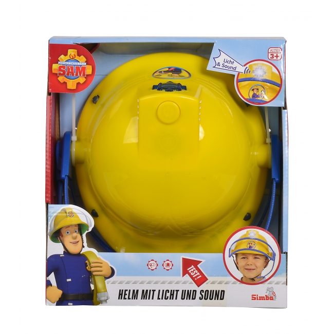 FIREMAN SAM Hjälm med ljus och ljud