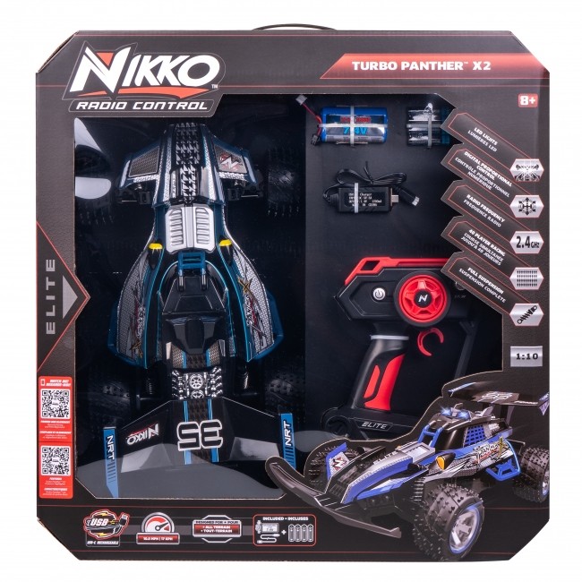 NIKKO Radiostyrt fordon Turbo Panther X2, 1:10