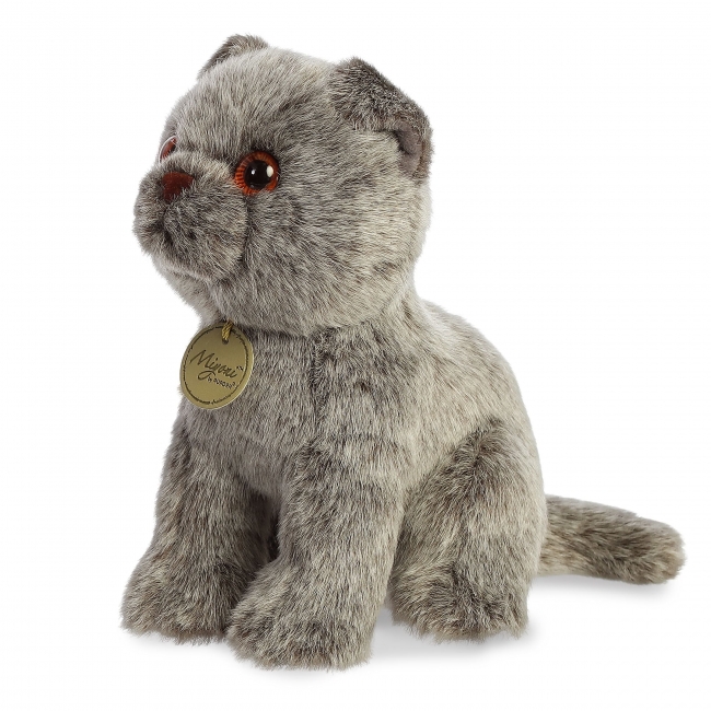 AURORA Miyoni mjukisleksak – Scottish fold-katt, 22 cm