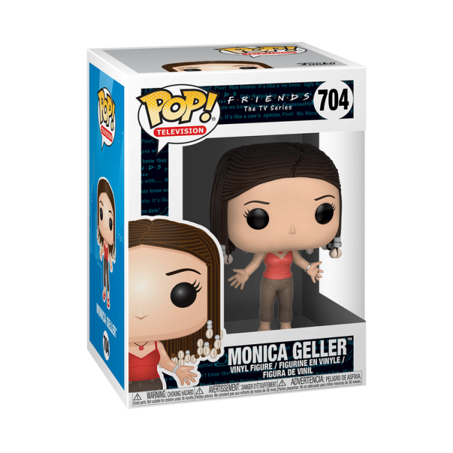 FUNKO POP! Vinylfigur: Friends - Monica Geller (w/ Chase)