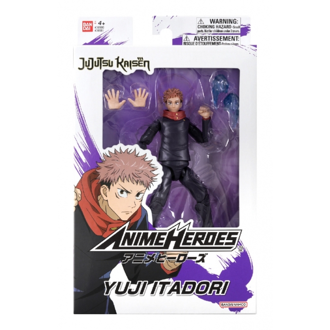 ANIME HEROES Jujutsu Kaisen-figur med tillbehör, 16 cm Yuji Itadori