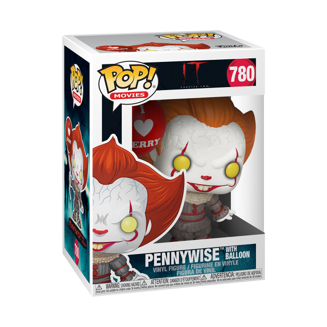 FUNKO POP! Vinylfigur: IT Chapter 2 - Pennywise med ballong 9,5 cm