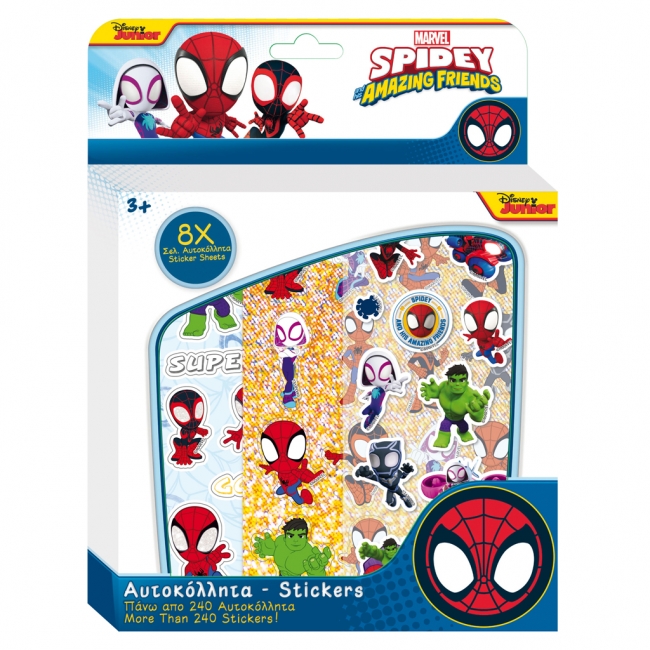 SPIDEY klistermärke set 240 st