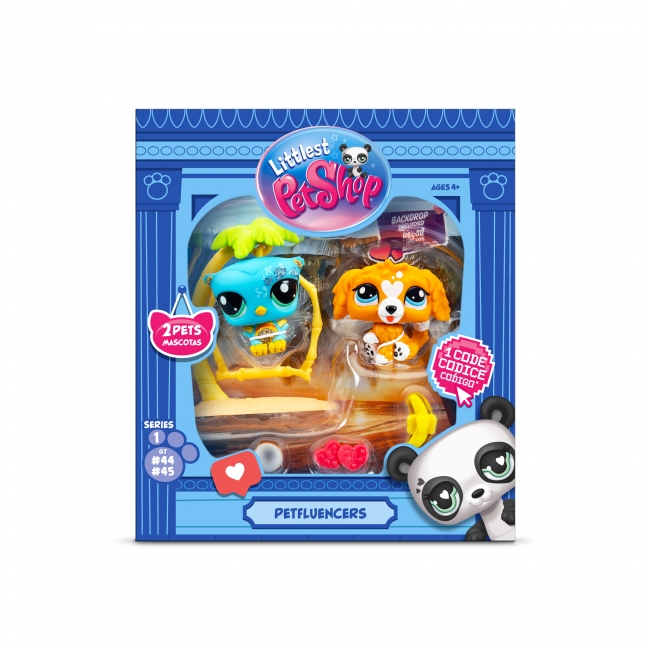 LITTLEST PET SHOP 2 st förpackning Petfluencer