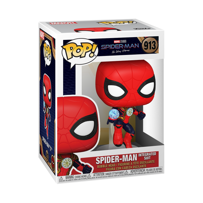 FUNKO POP! Vinylfigur: Spider-Man: No Way Home - Spider-Man (integrerad kostym)