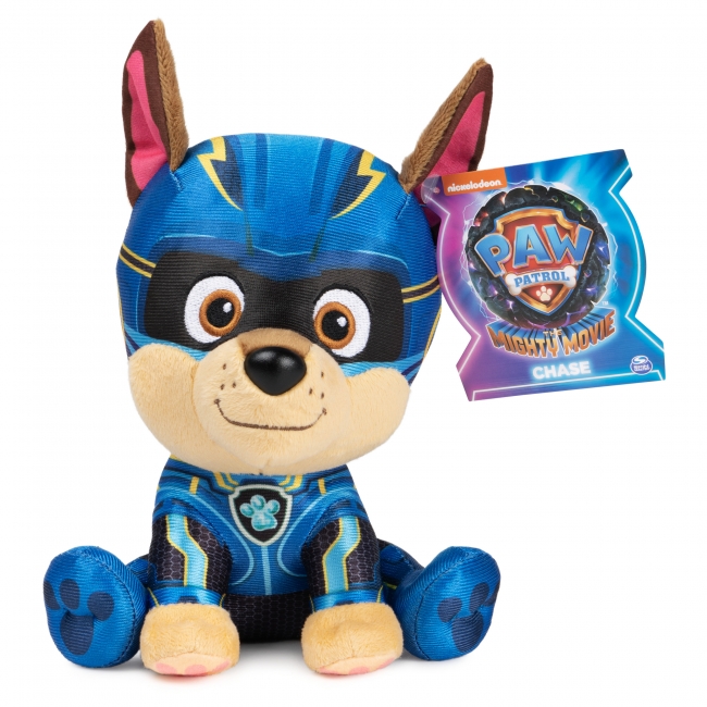 PAW PATROL Mighty Pups Movie gosedjur Chase 15 cm