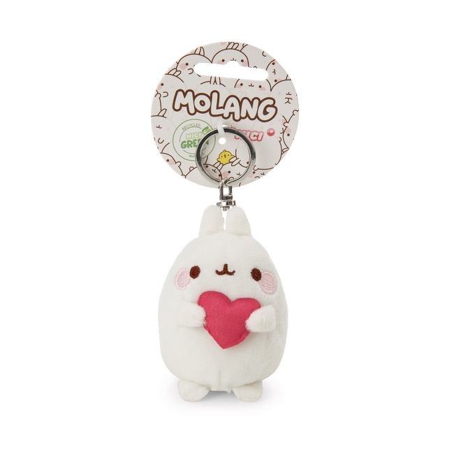 NICI nyckelring Molang hjärta 8 cm