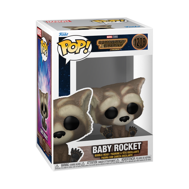 FUNKO POP! Vinylfigur: Marvel: Guardians of the Galaxy 3: Baby Rocket