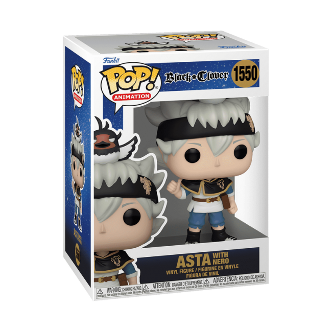 FUNKO POP! Vinyl Figure: Black Clover - Asta w/Nero