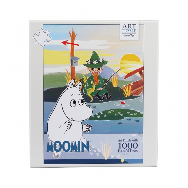 MOOMIN Konstpussel Mumin på bron 1000 bitar