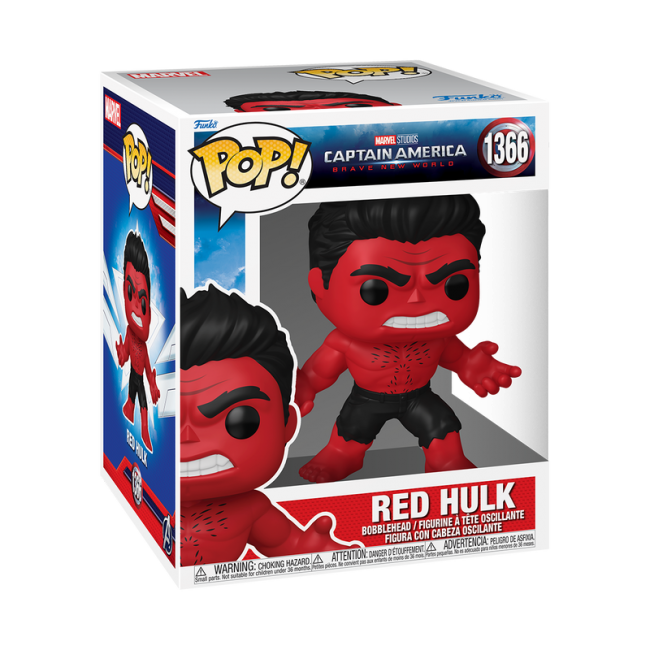 FUNKO POP! Super Vinylfigur: Marvel: Captain America: Brand New World - Red Hulk