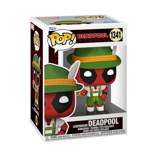 FUNKO POP! Vinylfigur: Deadpool (Lederhosen)