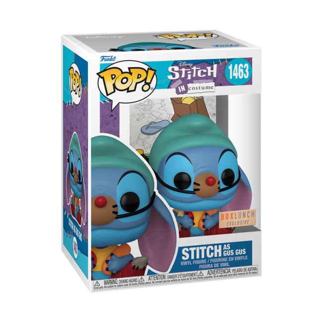 FUNKO POP! Vinylfigur: Stitch (Gus Gus costume)