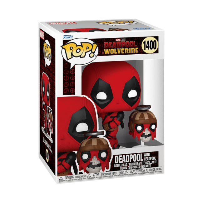 FUNKO POP! Vinylfigur: Marvel: Deadpool & Wolverine - Deadpool & Headpool