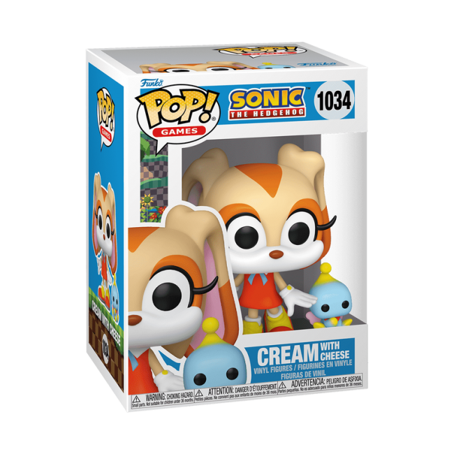 FUNKO POP! Vinylfigur: Sonic - Cream & Cheese