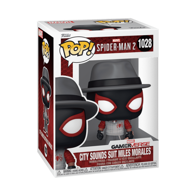 FUNKO POP! Vinylfigur: Marvel: Spider-Man 2 - Miles Morales (City sounds)