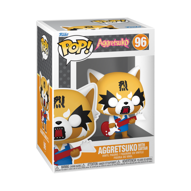 FUNKO POP! Vinylfigur: Sanrio - Aggretsuko (w/ Guitar)