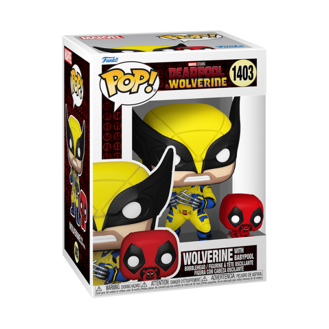 FUNKO POP! Vinylfigur: Marvel: Deadpool & Wolverine - Wolverine w/ Babypool