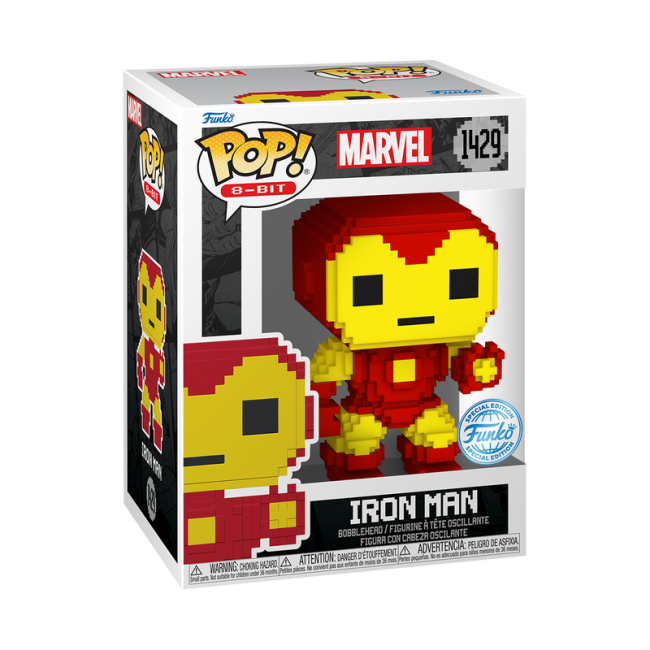 FUNKO POP! Vinylfigur: Marvel - Iron Man (8-bit)