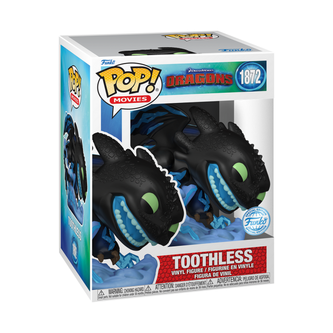 FUNKO POP! Vinylfigur: How To Train Your Dragon - Toothless (w/ Lightning)