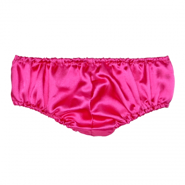 BUILD-A-BEAR fuchsia satin trosa