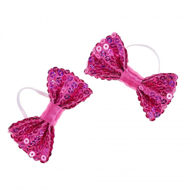 BUILD-A-BEAR fuchsia bågar 2 st