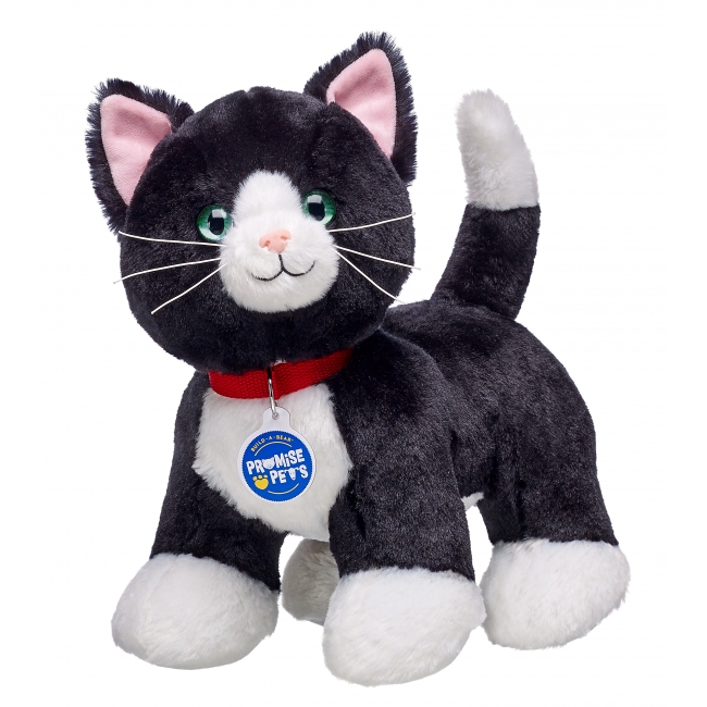 BUILD-A-BEAR PROMISPET tuxedo katt 27 cm