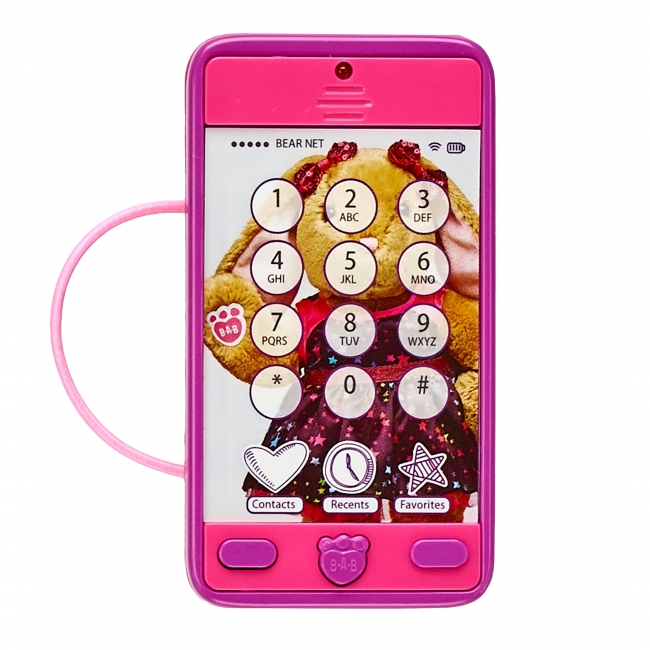 BUILD-A-BEAR telefon fuchsia