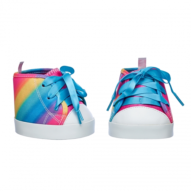 BUILD-A-BEAR RAINBOW skor high-top