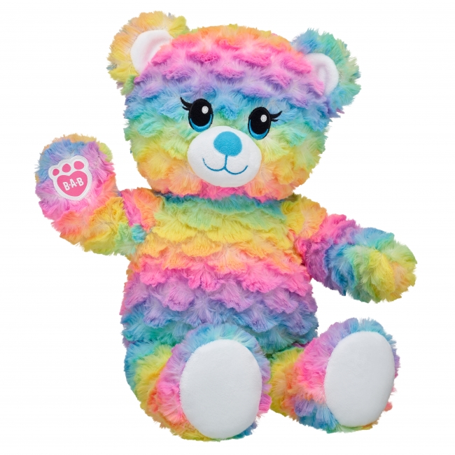 BUILD-A-BEAR RAINBOW bära 40 cm