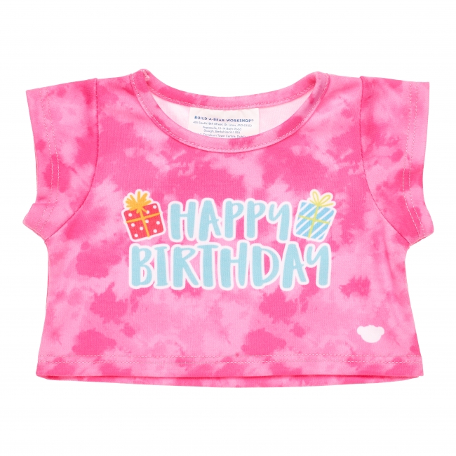 BUILD-A-BEAR BIRTHDAY T-tröja rosa