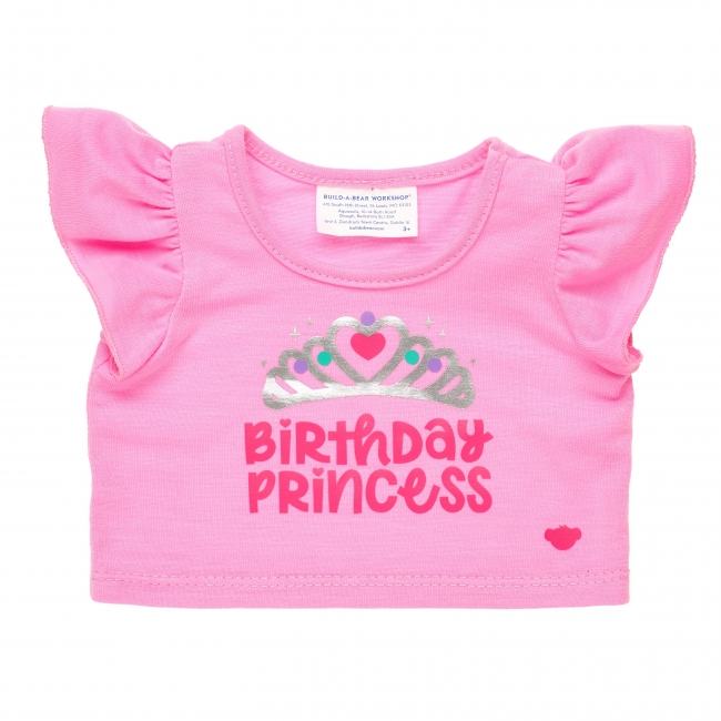 BUILD-A-BEAR BIRTHDAY prinsess T-shirt