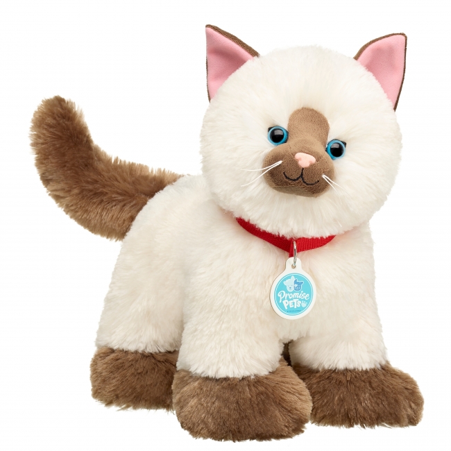 BUILD-A-BEAR PROMIS PET gosedjur Ragdoll kattunge 28 cm