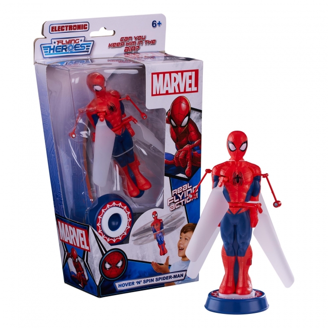 FLYING HEROES flygande figur Hover and Spider-Man