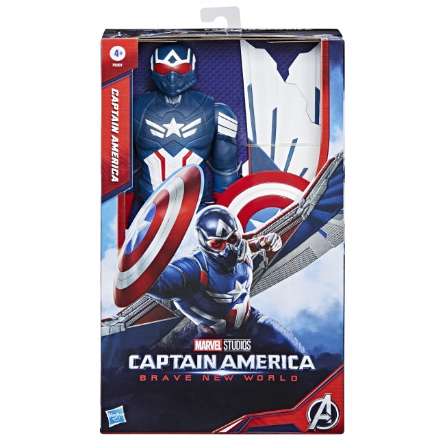 AVENGERS Captain America Deluxe Movie Titan Figur 30 cm