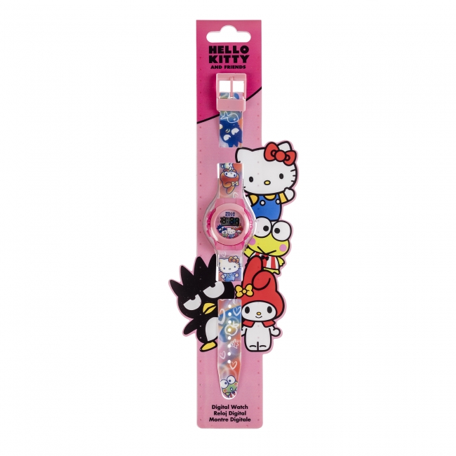 HELLO KITTY Digitalt armbandsur, armband i silikon