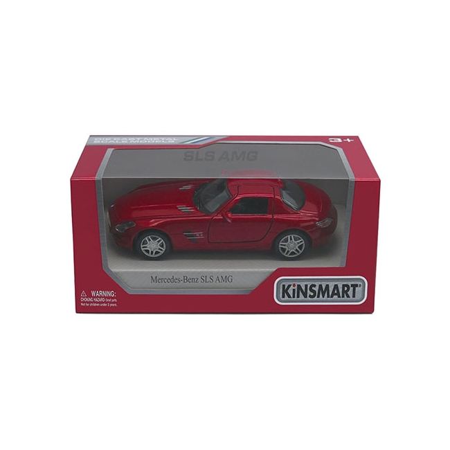 KINSMART gjuten modell Mercedes-Benz SLS AMG skala 1:38