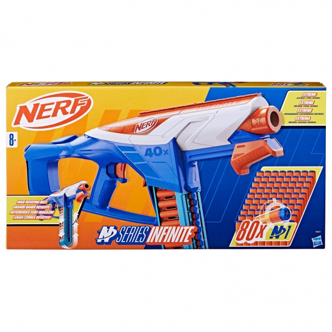 NERF N Series Infinite-blaster och 80 N1-darts