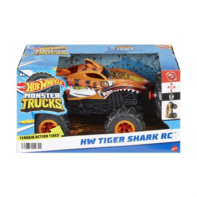 HOT WHEELS Monster Trucks 1:24 Tiger SharkTM RC-fordon