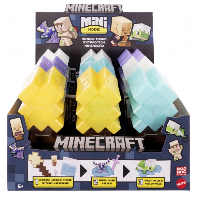 MINECRAFT Mini överraskningkit med kinetisk sand