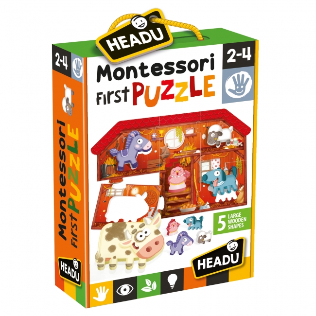 HEADu Montessori Första Pussel Bondgård