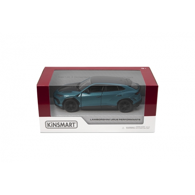 KINSMART Formgjuten modell Lamborghini Urus Performante, scale 1:40