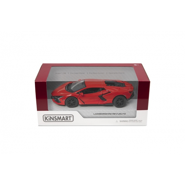 KINSMART Formgjuten modell Lamborghini Revuelto, scale 1:38