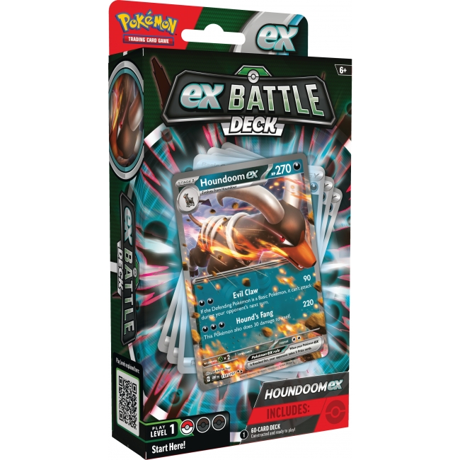 POKEMON samlarkort set Ex Battle Deck Melmetal/Houndoom