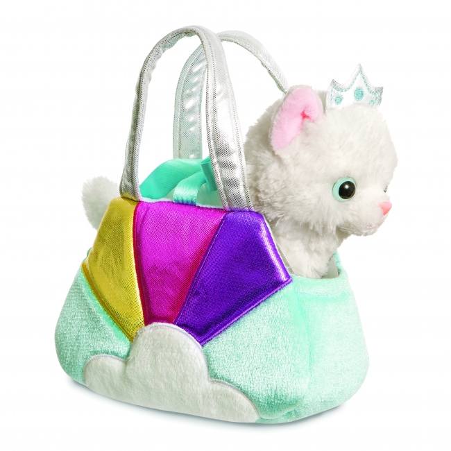 AURORA Fancy Pals Plush Princess Cat in a blue bag, 20 cm buy online