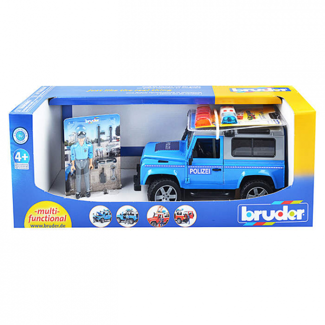 Bruder police hot sale land rover