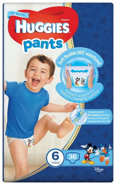 Huggies Pants Elite Soft 6 (15-25 kq), 32 ədəd. - pandababy