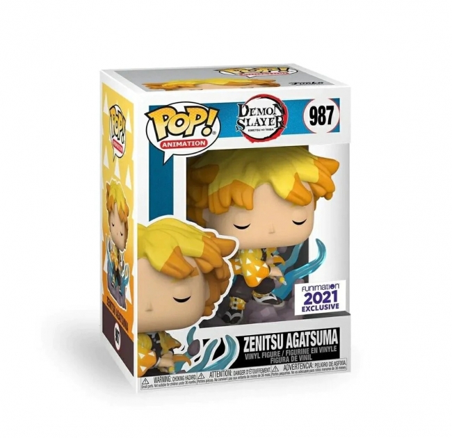 Funko Pop Demon Slayer hot Zenitsu Agatsuma 2021 Funimation Exclusive Limited