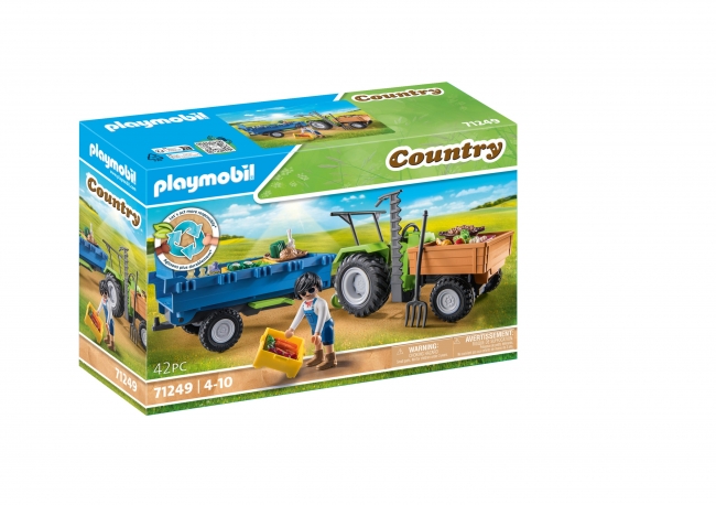 playmobil tractor trailer